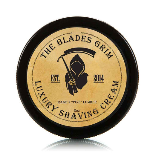 Rage'n "Pine" Lumber - The Blades Grim 8 oz Luxury Shaving Cream