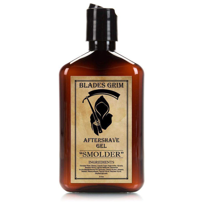 Smolder Aftershave Gel - 8.45 oz - By The Blades Grim-