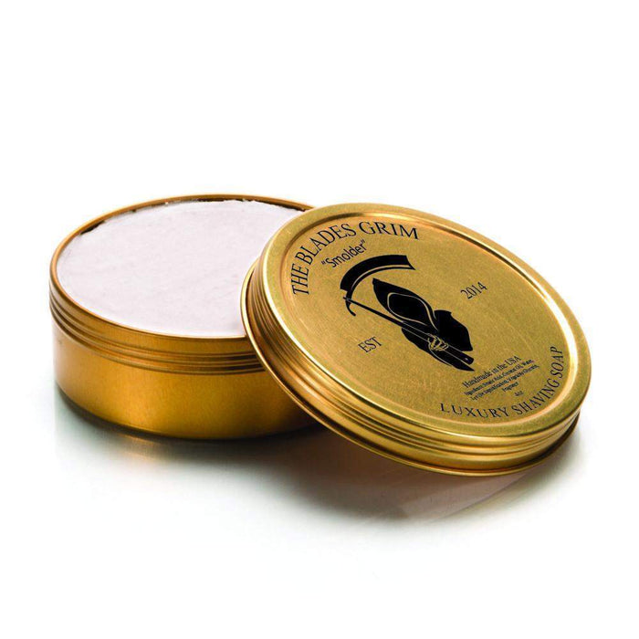 The Blades Grim Gold Luxury Shaving Soap - "Smolder"-