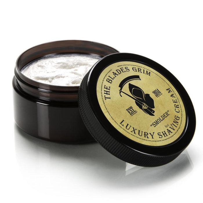 Menthol Smoke - The Blades Grim 8 oz Luxury Shaving Cream