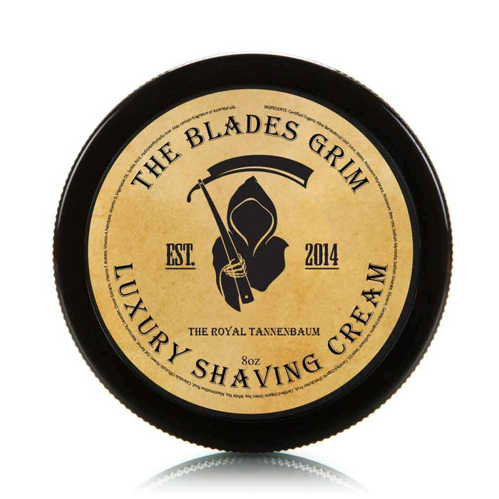 The Royal Tannenbaum - The Blades Grim 8 oz Luxury Shaving Cream