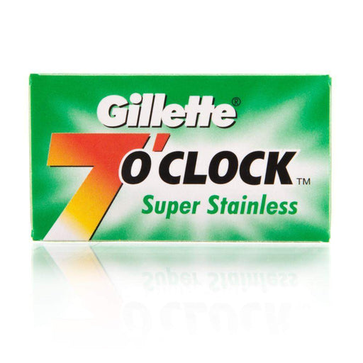 Gillette 7 O'Clock Super Stainless Double Edge Blades - 5 pack-