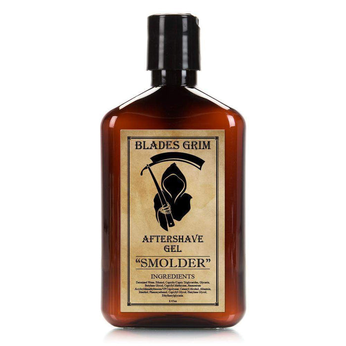 Smolder Aftershave Gel - 8.45 oz - By The Blades Grim-